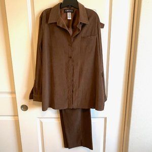 2-piece brown outfit